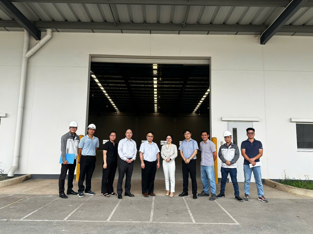 ロンドウック工業団地、AlphaTheta社へレンタル工場を引き渡し